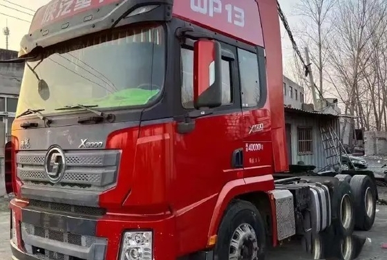 Caminhão alto usado do trator do motor 500hp 6×4 SHACMAN D'LONG X3000 de Weichai da cabine do telhado dos reboques de trator noun