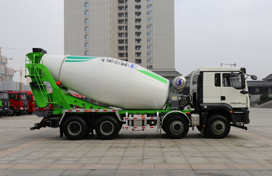 Misturadores de concreto com caminhão Shacman M3000 Modelo 12 rodas 7.5 cubic Tanker Single Sleeper