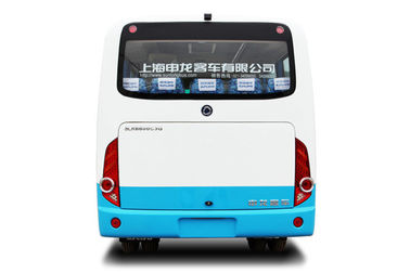 Ônibus da mão do tipo segundo de Shenlong mini, mini ônibus escolar usado 19 Seat 95 km/h de velocidade máxima